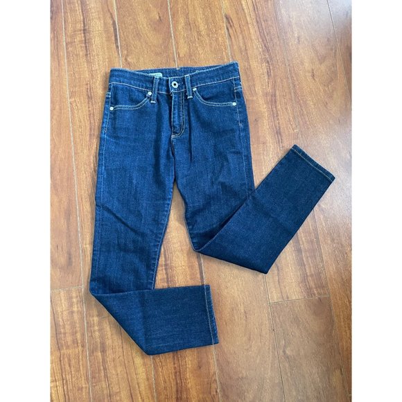 AG ADRIANO GOLDSCHMIED THE FARRRAH SKINNY Womens High Rise Skinny Blue Jeans siz - Picture 2 of 13